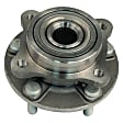 051-6312 Front, Driver or Passenger Side Wheel Hub, 5 Lugs, With Bearing, AWD