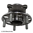 051-6313 Rear, Driver or Passenger Side Wheel Hub, 5 Lugs, With Bearing