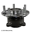051-6313 Rear, Driver or Passenger Side Wheel Hub, 5 Lugs, With Bearing
