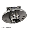 051-6372 Front, Driver or Passenger Side Wheel Hub, 4 Lugs, 1.6L, 4Cyl, Beck Arnley OE Replacement