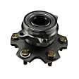 051-6389 Rear, Driver or Passenger Side Wheel Hub, 6 Lugs