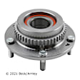 051-6396 Front, Driver or Passenger Side Wheel Hub, 5 Lugs, With Bearing, RWD, Beck Arnley OE Replacement