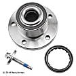 051-6399 Front, Driver or Passenger Side Wheel Hub, 5 Lugs, With Bearing