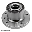 051-6399 Front, Driver or Passenger Side Wheel Hub, 5 Lugs, With Bearing