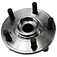 051-6408 Front, Driver or Passenger Side Wheel Hub, 5 Lugs, With Bearing