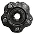 051-6412 Rear, Driver or Passenger Side Wheel Hub, 5 Lugs, AWD