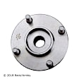 051-6424 Front, Driver or Passenger Side Wheel Hub, 4 Lugs, With Bearing