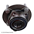 051-6424 Front, Driver or Passenger Side Wheel Hub, 4 Lugs, With Bearing