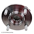 051-6424 Front, Driver or Passenger Side Wheel Hub, 4 Lugs, With Bearing