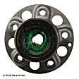 051-6443 Front, Driver or Passenger Side Wheel Hub, 5 Lugs, With Bearing