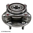 051-6470 Front, Driver or Passenger Side Wheel Hub, 6 Lugs, With Bearing