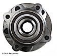 051-6474 Front, Driver or Passenger Side Wheel Hub, with Bearing, Four Wheel Drive, Axle Nut Not Included