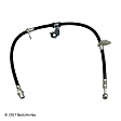 073-1580 Front, Driver Side OE Replacement Series Brake Line