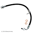 073-2034 Front, Driver Side OE Replacement Series Brake Line
