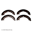 081-3204 Parking Brake Shoe - Direct Fit, 2-Wheel Set