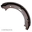 081-3204 Parking Brake Shoe - Direct Fit, 2-Wheel Set