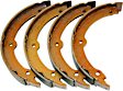 081-3224 Parking Brake Shoe - Direct Fit, 2-Wheel Set