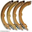 081-3224 Parking Brake Shoe - Direct Fit, 2-Wheel Set