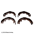 081-3234 Parking Brake Shoe - Direct Fit, 2-Wheel Set