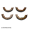 081-3238 Parking Brake Shoe - Direct Fit, 2-Wheel Set