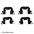 084-1580 OE Replacement Series Brake Hardware Kit - Direct Fit, Kit