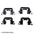 084-1580 OE Replacement Series Brake Hardware Kit - Direct Fit, Kit