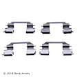084-1721 OE Replacement Series Brake Hardware Kit - Direct Fit, Kit