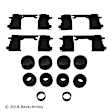 084-1865 OE Replacement Series Brake Hardware Kit - Direct Fit, Kit