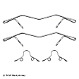 084-2173 OE Replacement Series Brake Hardware Kit - Direct Fit, Kit