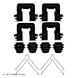 2018 Hyundai Elantra GT - OE Replacement Series Brake Hardware Kit - Direct Fit, Kit