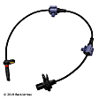 084-4888 Rear, Passenger Side OE Replacement Series ABS Speed Sensor Sold Individually