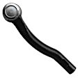 101-8758 Front, Driver Side, Outer Tie Rod End