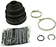 103-3046 OE Replacement Series CV Boot - Black, Direct Fit, Kit