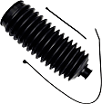 103-3070 Steering Rack Boot, Sold Individually, Direct Fit, Beck Arnley OE Replacement