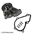 131-2076 Water Pump, 2.4L, 4Cyl, OE Replacement Series