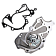 131-2286 Water Pump, 2.7L, 6Cyl, OE Replacement Series