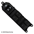 201-2720 Front, Driver Side Window Switch, Black, 6 Buttons