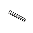 2003 Mercedes Benz E320 - Coil Springs, Sedan, 211.065 Body, With Front Coil; Heavy Duty Version for Standard Suspension Only, Sold Individually, B3 OE Replacement Series