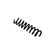 1997 Mercedes Benz E420 - Rear, Coil Springs, Classic / Elegance, Standard Suspension Only, To Chassis # A394035, Sold Individually, B3 OE Replacement Series