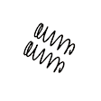 36-281817 Rear Coil Springs, Sold Individually B12 Special Series