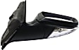 Passenger Side Mirror, Power, Manual Folding, Heated, Paintable, In-housing Signal Light, With memory, With Puddle Light, No Auto-Dimming, No Blind Spot Feature, Without SOS