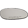 Passenger Side Mirror Glass, Non-Heated, No Blind Spot Feature