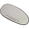 Passenger Side Mirror Glass, Non-Heated, No Blind Spot Feature
