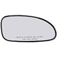 Passenger Side Mirror Glass, Heated, No Blind Spot Feature, Convex, With backing plate