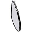 Passenger Side Mirror Glass, Heated, No Blind Spot Feature, Convex, With backing plate