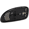 Passenger Side Mirror Glass, Heated, No Blind Spot Feature, Convex, With backing plate