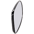 Passenger Side Mirror Glass, Heated, No Blind Spot Feature, Convex, With backing plate