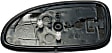 Passenger Side Mirror Glass, Non-Heated, No Blind Spot Feature