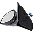Driver Side Mirror, Power, Manual Folding, Non-Heated, Paintable, No Signal Light, No Memory, No Puddle Light, No Auto-Dimming, No Blind Spot Feature