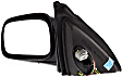 Driver Side Mirror, Power, Manual Folding, Non-Heated, Paintable, No Signal Light, No Memory, No Puddle Light, No Auto-Dimming, No Blind Spot Feature